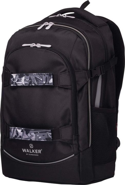 Actual product image Schneiders Shadow Graffiti all black school rucksack (28 l)