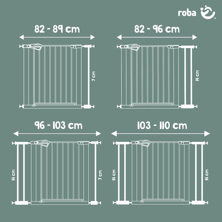 Produktbild Roba Türschutzgitter Metall (75 - 82 cm)
