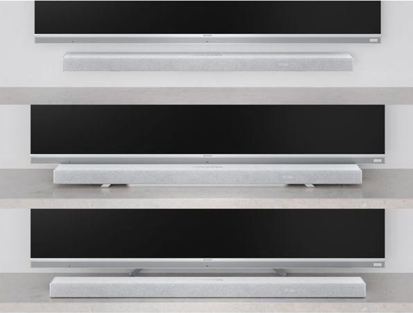 Produktbild Sharp Speakers HT-SBW53121(SL) Q 3.1.2 Dolby Atmos/ DTS:X Soundbar with Wireless Subwoofer, Silver | (182 W, 3.1.2 Kanal)