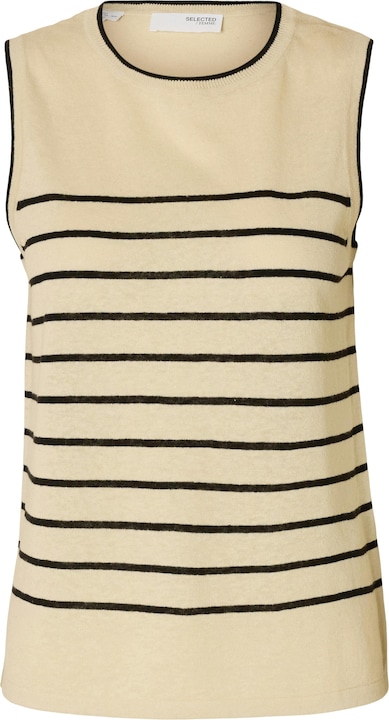 Actual product image Selected Femme Leinenmix Stricktop (M)