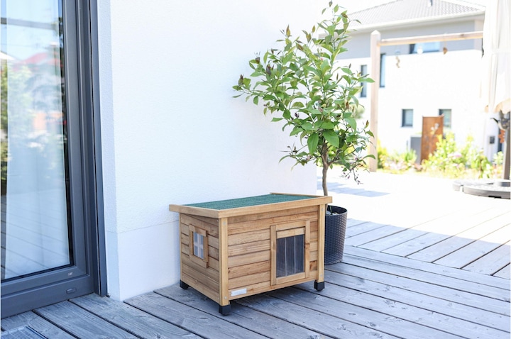 Produktbild Kerbl Katzenhaus Rustica (Hund, Katze)