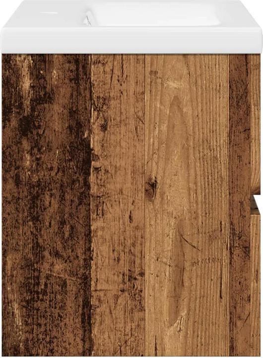 Actual product image vidaXL Vanity unit Wall-mounted vanity unit Bathroom cabinet with built-in basin