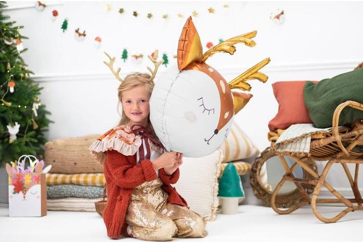 Produktbild Partydeco Ballon in Form eines Rehs (1x)