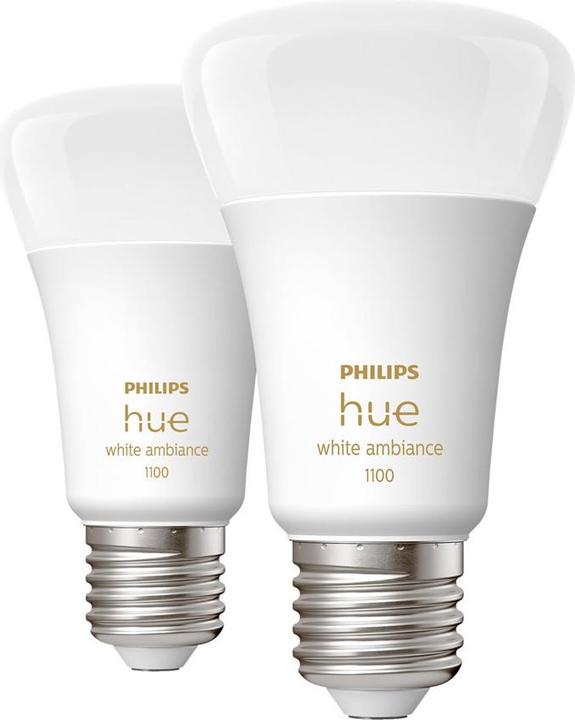 Produktbild Philips Hue White Ambiance (E27, 6 W, 570 lm, 4 x, F)