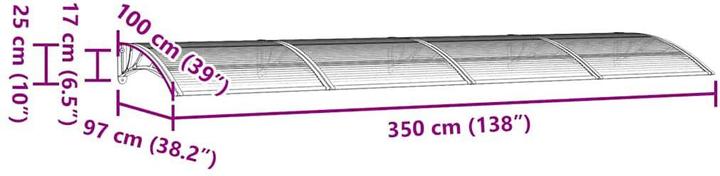 Immagine prodotto vidaXL Thomasina (350 x 100 cm)