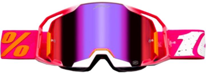 Produktbild 100% Armatic Goggle Pack Jett Lawrence (blau-pink, Pink, Mirror Blue)