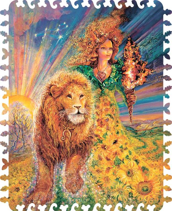 Produktbild DaVici Puzzle - Sternzeichen Löwe (100 Teile)