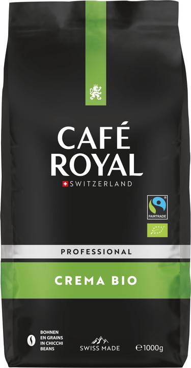 Café Royal Bio Crema, Kaffee Bohnen, 8x1kg (1000 g, Mittlere Röstung)