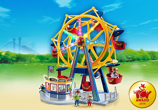 Actual product image Playmobil Ferris wheel with colourful lighting (5552)