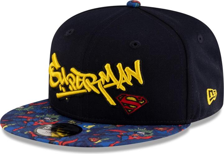 New Era 9Fifty Snapback Kinder Cap - Superman Graffiti Youth (54, 55, 56)