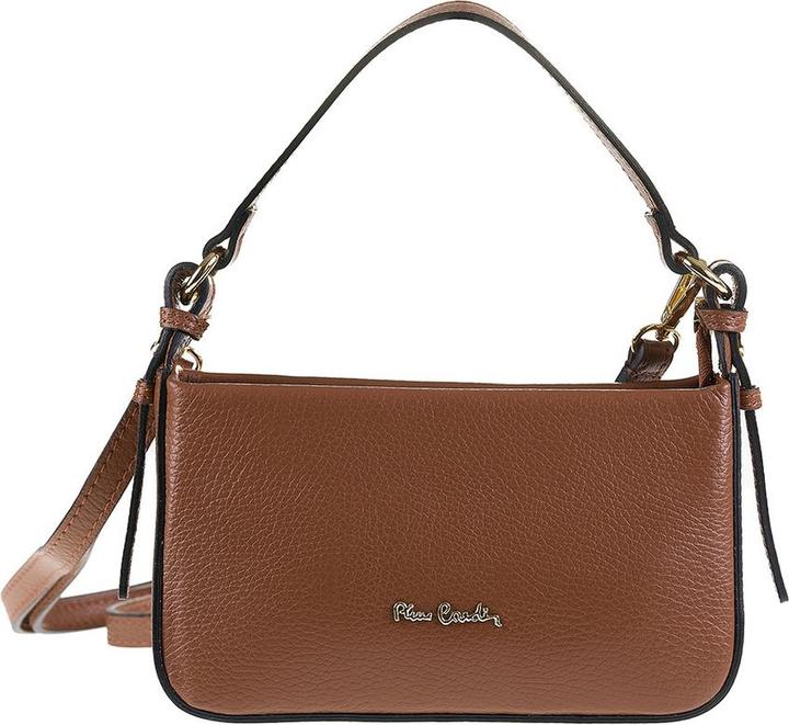 Produktbild Pierre Cardin **Damen Schultertasche Made In Italy - Modell Elowen - 100% Leder** - 23.0 X 13.0 X 7.0 Cm