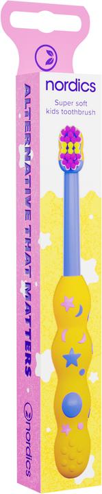 Nordics Toothbrush for Children Yellow 4080 Super Softics - (Soft)