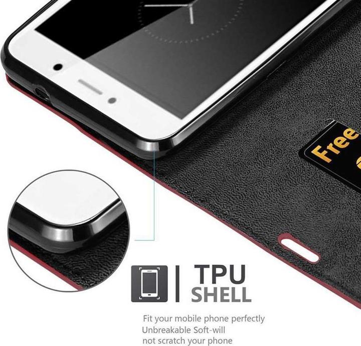 Actual product image Cadorabo Book Invisible Magnet Cover (Huawei Enjoy 7 Plus)