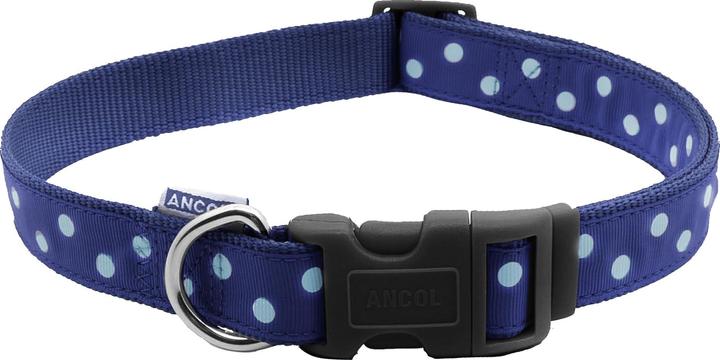 Actual product image Ancol Pet Products Indulgence Vintage Dog Collar With Dots Pattern (2, 3, 4, 5, Dog, General)