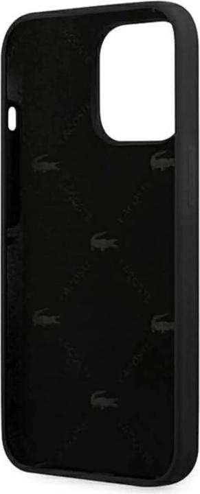 Actual product image Lacoste LCHC13LSHK iPhone 13 Pro / 13 6,1" czarny/black hardcase Silicone Head Crocodile (Apple iPhone 13 Pro)