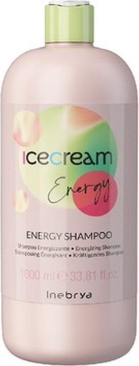 Produktbild Inebrya Ice Cream Energy szampon przeciw wypadaniu włosów 1000ml (1000 ml, Flüssiges Shampoo)