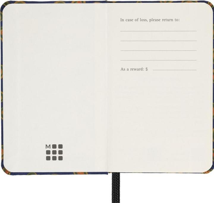 Image du produit Moleskine Silk Carnet de notes, XS, blanc, couverture rigide, bleu (Blanc, Couverture rigide)