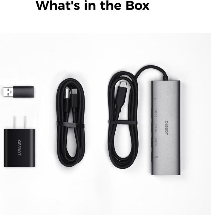Produktbild Obsbot 3-in-1 USB 3.0 Hub (USB-C)
