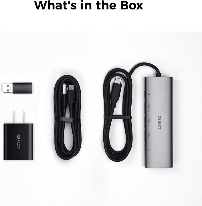 Actual product image Obsbot 3-in-1 USB 3.0 hub (USB-C)