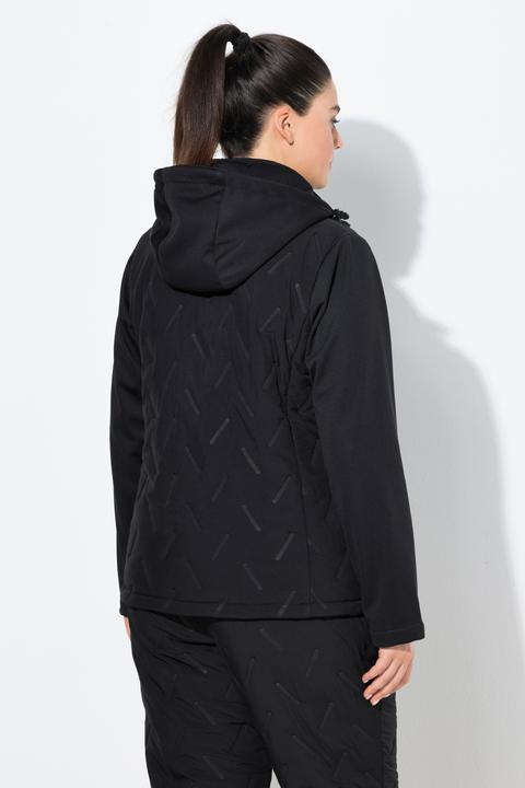 Produktbild Ulla Popken HYPRAR Softshell-Steppjacke, wasserabweisend, Kapuze (46, 48)