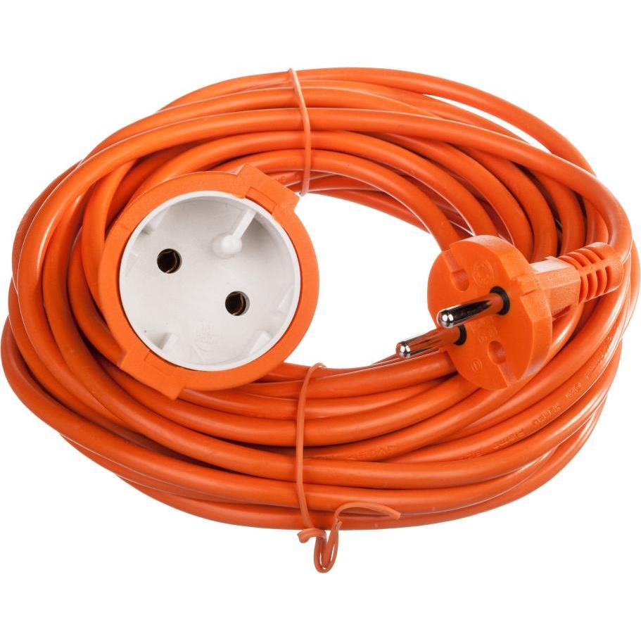 Emos, Verlängerungskabel, Gartenverlängerungskabel ohne Erdung 10 m orange (P01310) (10 m)