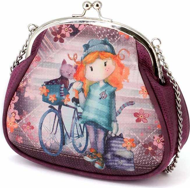 Actual product image Forever Ninette Large Chain Retro Shoulder Bag Bicycle