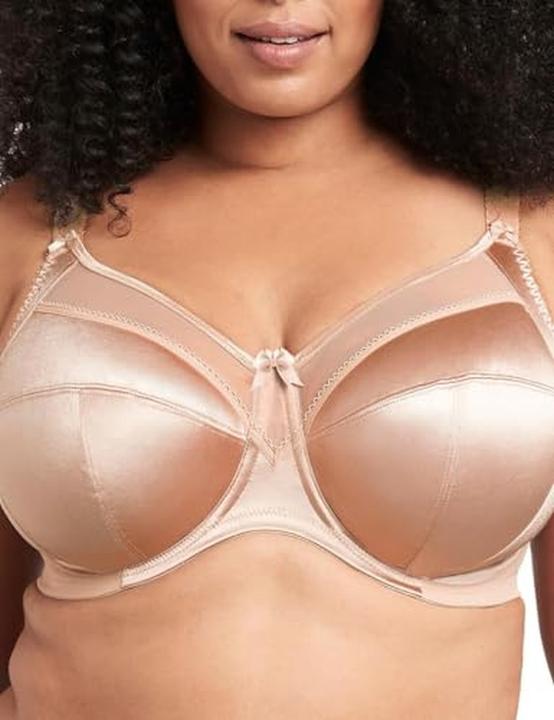 Actual product image Goddess Keira Satin Side Support Bra (44 D)