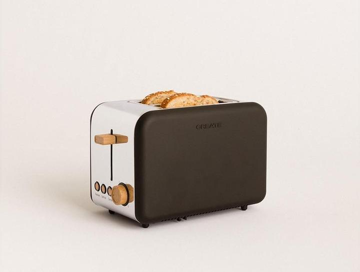 Produktbild Create 1L Schwarz, mit Toaster (1 l)
