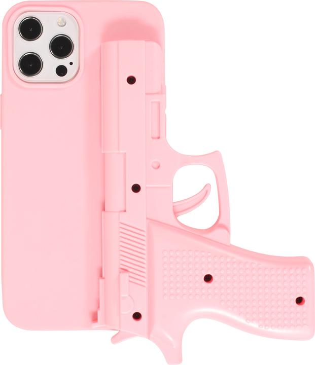 Produktbild PhoneLook Hülle Realistische Pistole 3D mit nutzbarem Abzughebel (Apple iPhone 12 Pro Max)