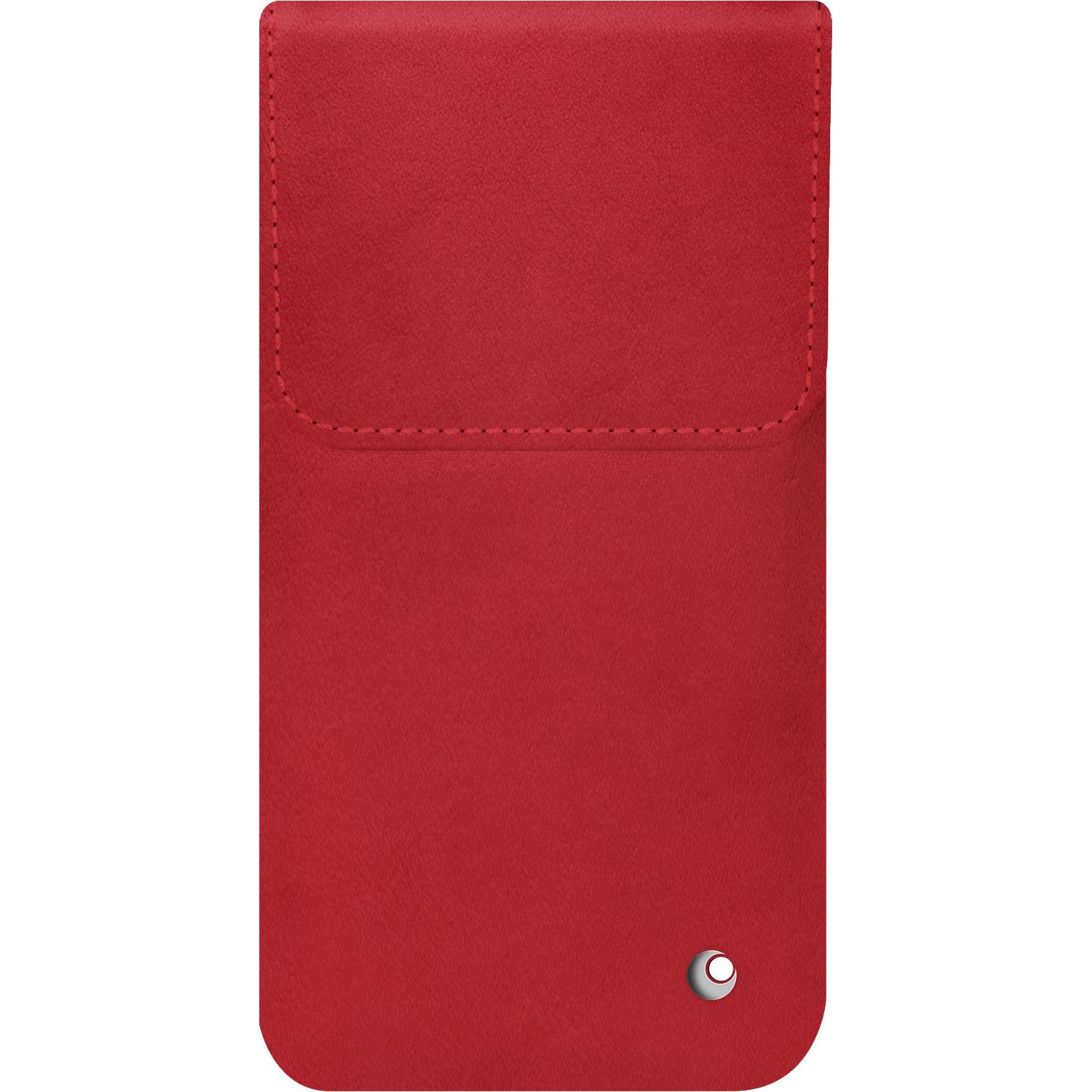 Noreve Lederschutzhülle (Apple iPhone 16), Smartphone Hülle, Rot
