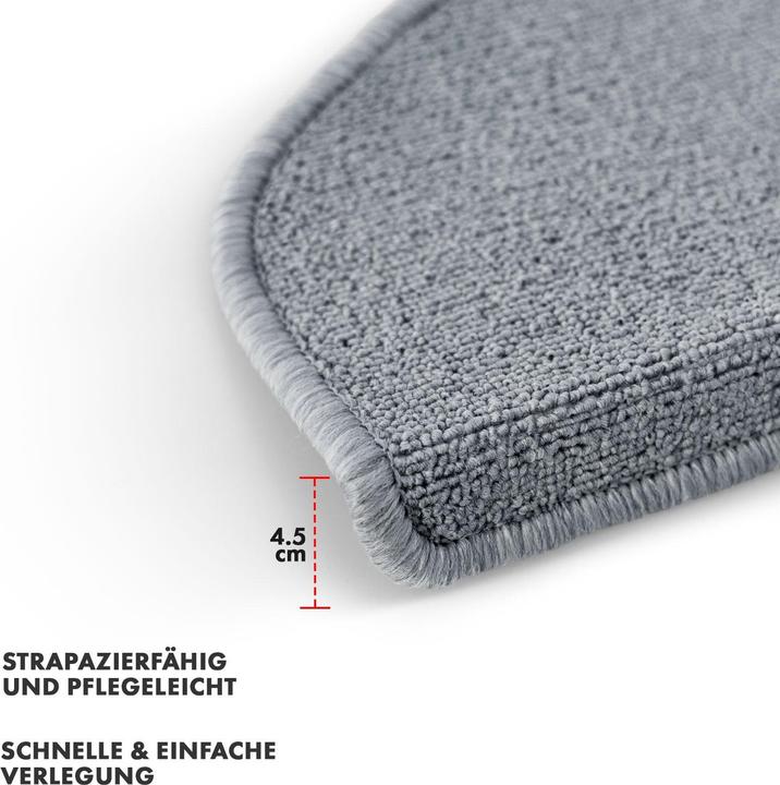 Produktbild Karat Stufenmatte London 15er-Set Halbrund (65 x 23.50 cm)