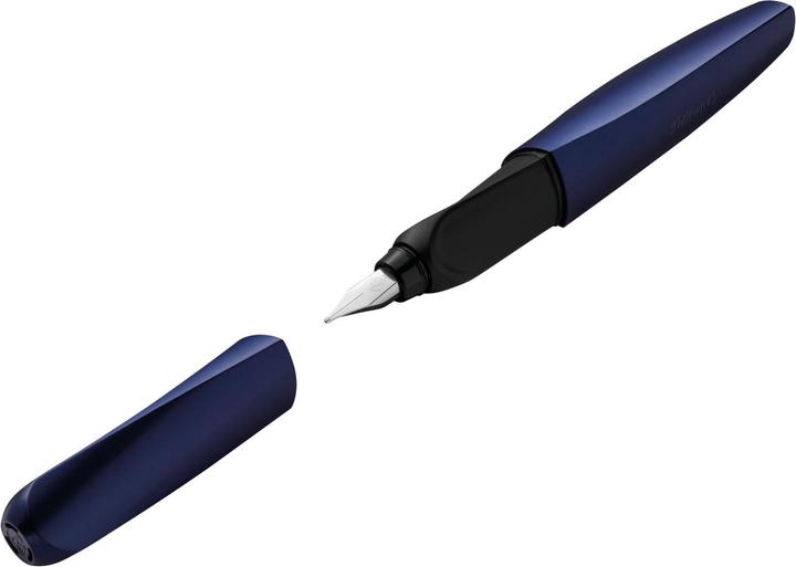 Actual product image Pelikan Twist Night Breeze M fountain pen for right & left hands (Night blue, 1x)