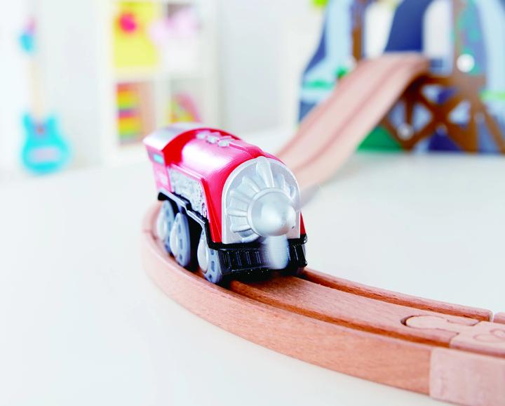 Actual product image Hape Propeller Loco