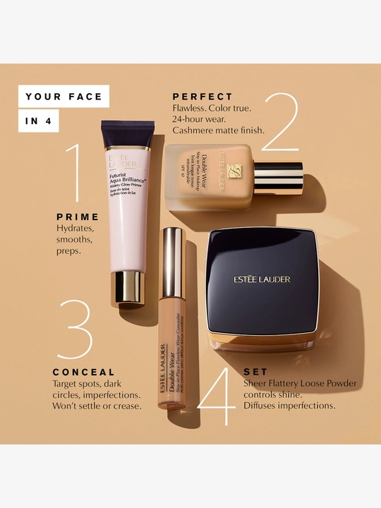 Actual product image Estée Lauder Double Wear Stay-In-Place (1W2 Sand)