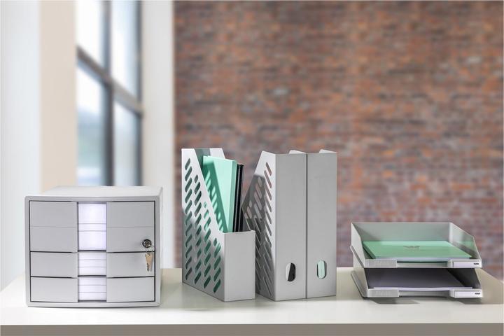 Produktbild Han IMPULS 1018-11 Schubladenbox Grau DIN A4, DIN C4 Anzahl der Schubfächer: 3 (C4, A4)