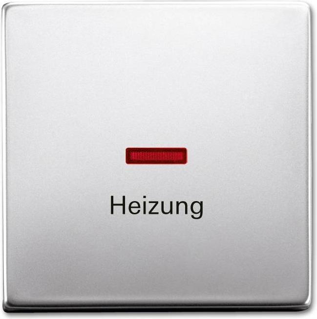 Produktbild Busch-Jaeger Wippe mit Kalotte und Aufdruck Heizung Pur edelstahl 1789 H-866