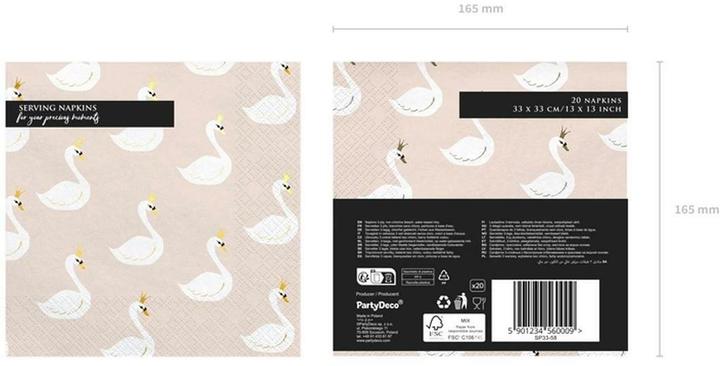 Immagine prodotto Partydeco Napkins (20 x, 33 x 33 cm)