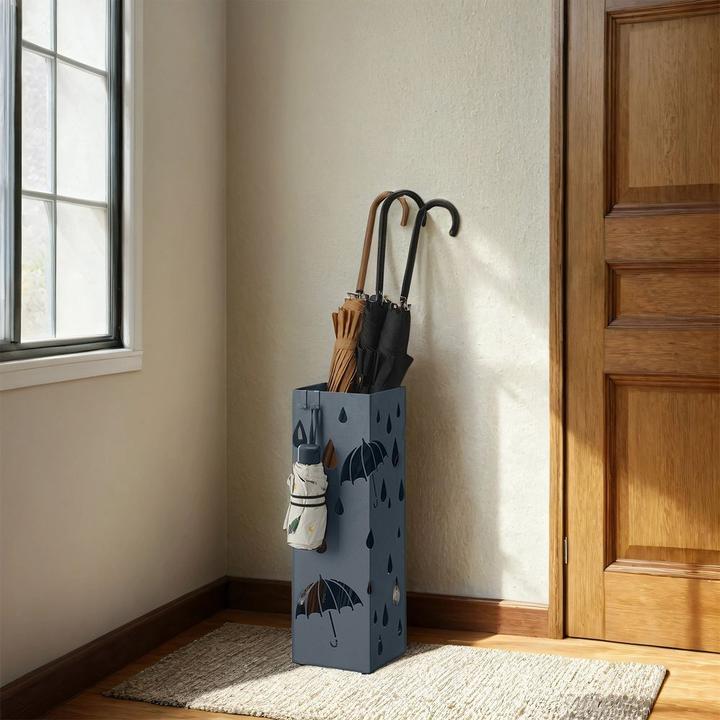 Actual product image Songmics Schirmständer Grau, Detailfarbe: Grau, Detailmaterial