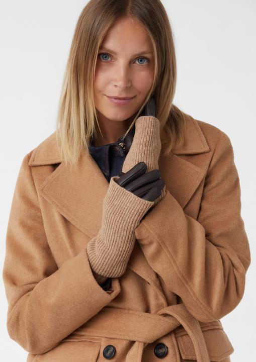 Produktbild Comma Handschuhe Lederhandschuhe mit Strickstulpe (S)