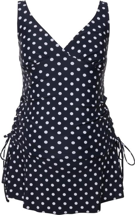 Actual product image Ulla Popken Bellieva Polka Dot Maternity Tankini Set (46)