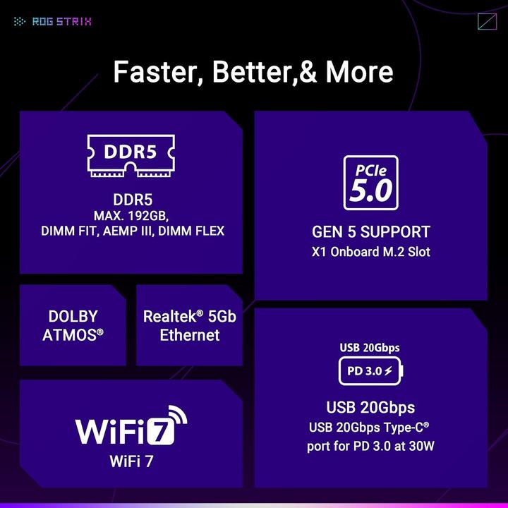 Productafbeelding ASUS ROG STRIX Z890-H GAMING WIFI (LGA 1851, Intel Z890, ATX)