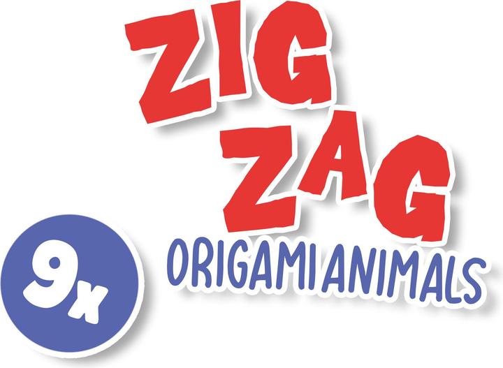 Produktbild Ses Creative Bastel-Set Zick Zack Origami Tiere