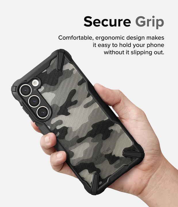 Actual product image Ringke Fusion X Design case for Samsung Galaxy S23+ camouflage black (Samsung Galaxy S23+)