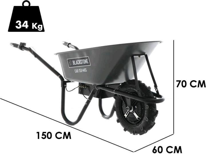 Immagine prodotto Blackstone Batteria carriola24V12Ah
