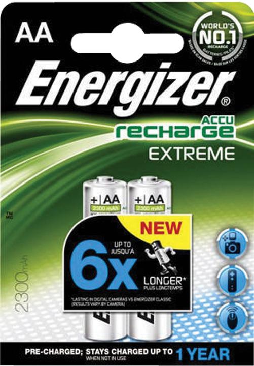 Productafbeelding Energizer Herladen Extreem (2 Pcs., AA, 2300 mAh)