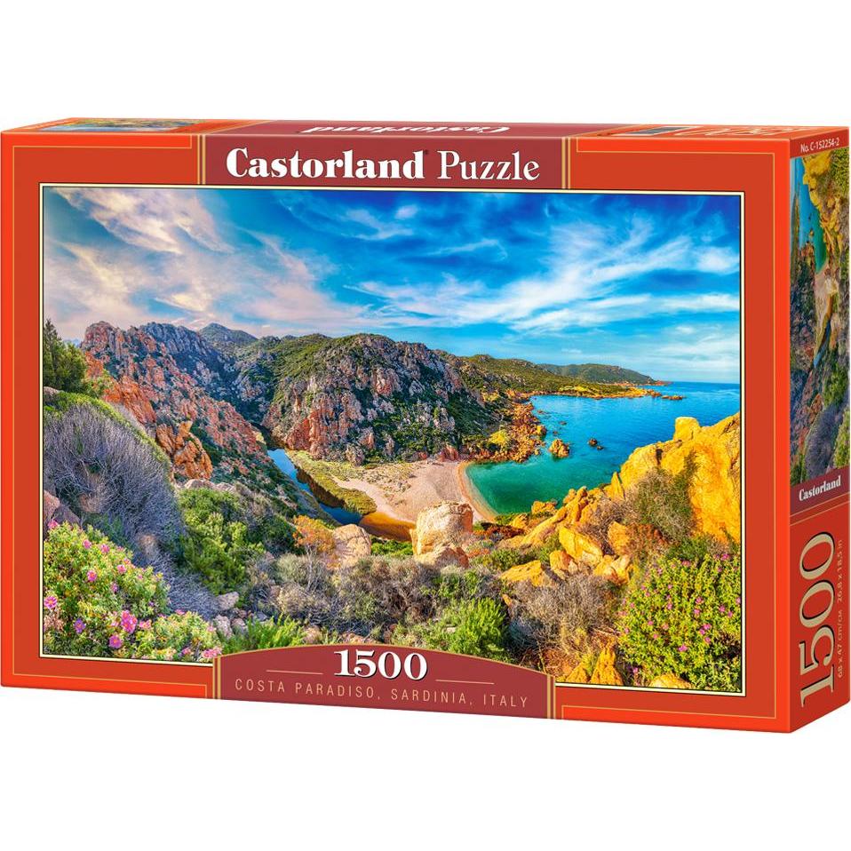 Castorland Puzzle 1500 pieces Costa Paradiso, Sardinia, Italy (1500 Teile)