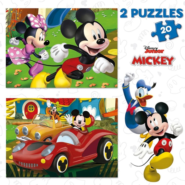 Image du produit Educa Puzzle Mickey Mouse Funhouse 2x20 pièces (20 pièces)