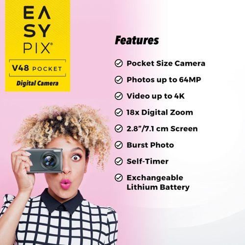 Actual product image Easypix V48 Pocket anthracite (8 Mpx)