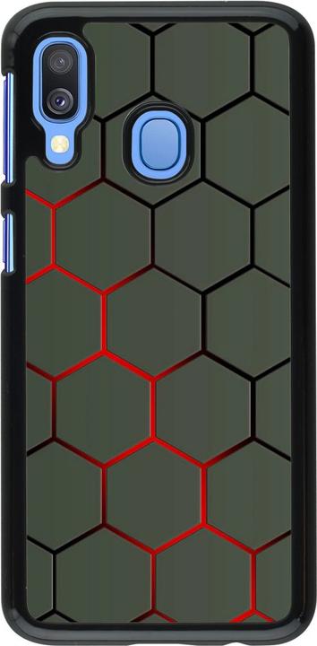 Produktbild PhoneLook Hülle Geometric Line red (Samsung Galaxy A40)
