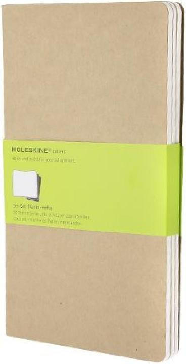 Actual product image Moleskine Cahier Large Set of 3 (130 x 210 mm, Plain, Hardcover)